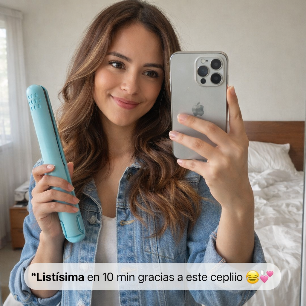 MiniRizo™ Plancha Rizadora Mini con Doble Uso
